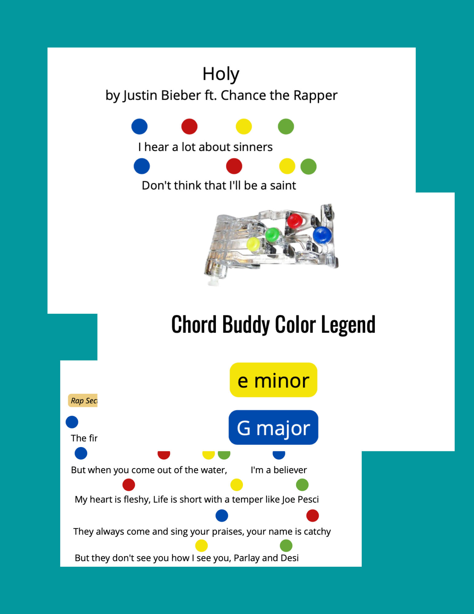 Chord Buddy Lead Sheet
